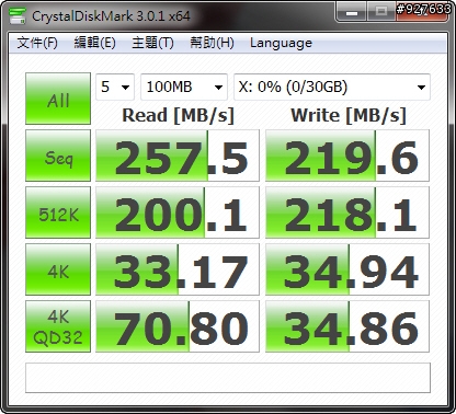 開箱:EZLINK Violet 32GB 2.5吋 SATAII SSD 固態硬碟(SLC) RAID 0 Stripe size 4~128kb 比較