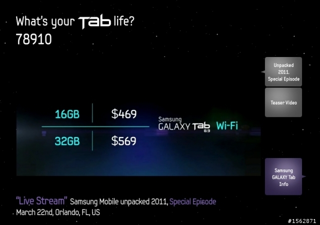 Tab10.1 & Tab8.9開箱囉!3/22 Samsung Unpacked實況整理(圖多)!