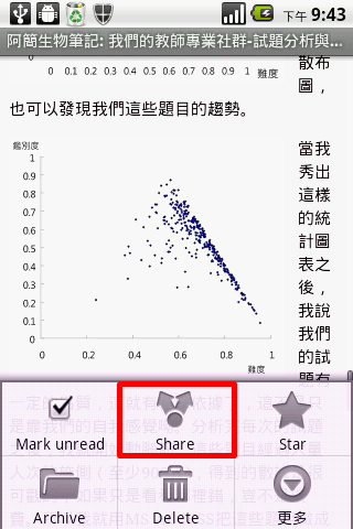 教學文8-用Instapaper讓好文慢一點讀(ANDROID CLIENT端介紹)