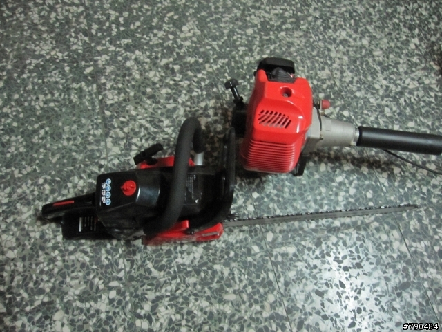 開箱....SHIN KOMI TSK40160 16" 40cc 引擎鏈鋸 外加 硬管肩掛式割草機