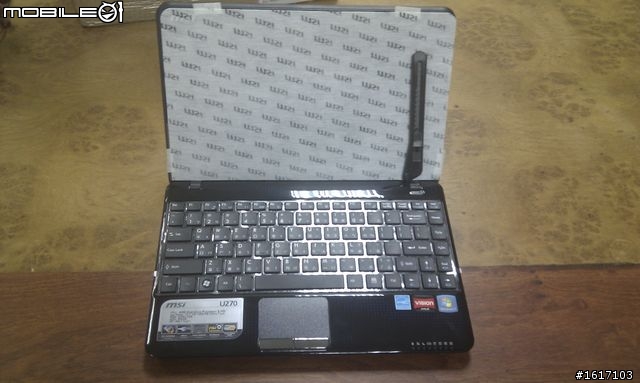 MSI U270 開箱,改裝XP完成(2011/04/03更新)