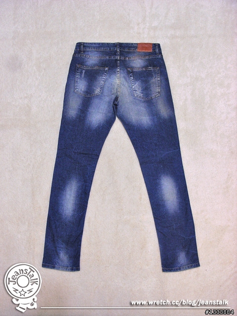 ☆開箱+實穿文☆ ZARA Slim Straight Fit Patched Jeans