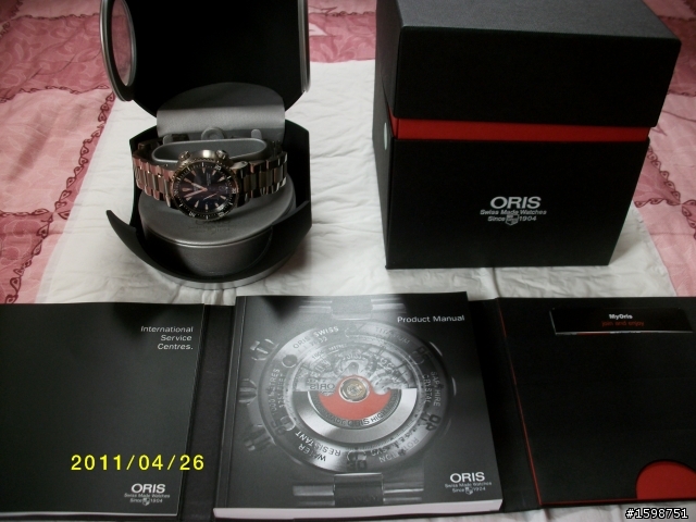 Oris Divers 千米防水 小秒針 (鈦) 簡易開箱+問題