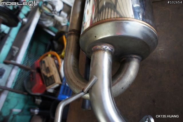 無限MUGEN twin loop muffler排氣管 上 ACCORD K9 2.0