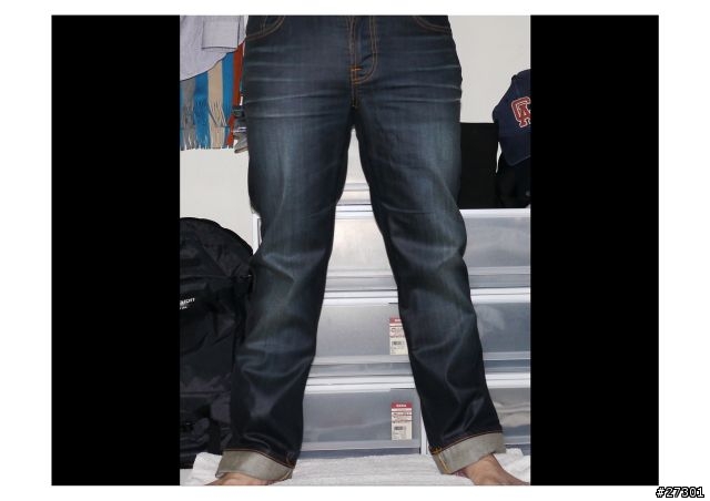 「新增實穿」德國極速快遞 之 我的第一條 Nudie Jeans Slim Jim Glacier Indigo 開袋文