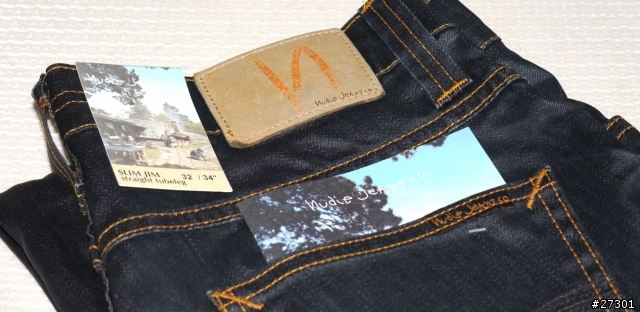 「新增實穿」德國極速快遞 之 我的第一條 Nudie Jeans Slim Jim Glacier Indigo 開袋文