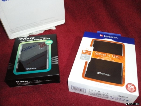 開箱~威寶Verbatim 1TB USB3.0 2.5吋行動硬碟