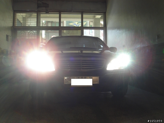 S320換S350魚眼頭燈