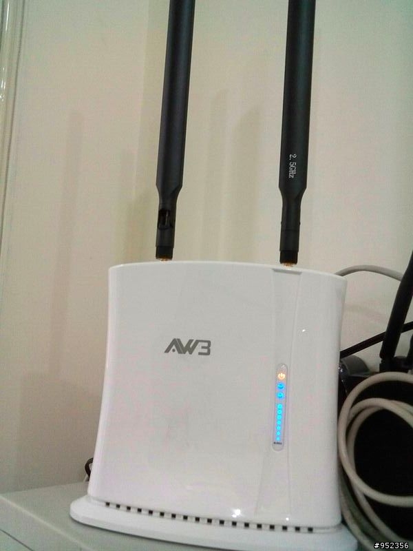 全球一動使用家用分享器AWB RG231 心得(外掛增益天線中)
