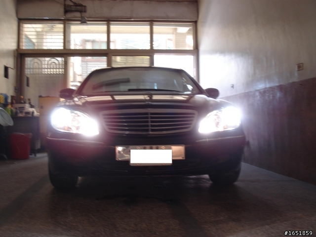 S320換S350魚眼頭燈
