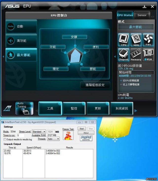 ASUS P8H67 B3版主機板簡介及功耗小測