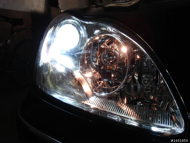S320換S350魚眼頭燈