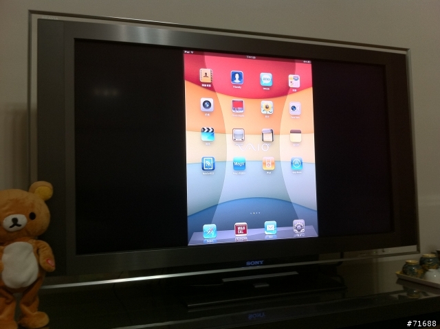 ipad2 與 hdmi & vga av adapter輸出測試