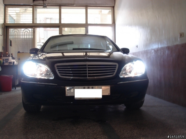 S320換S350魚眼頭燈