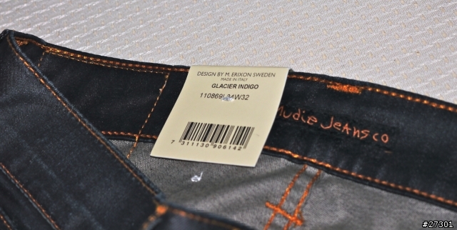 「新增實穿」德國極速快遞 之 我的第一條 Nudie Jeans Slim Jim Glacier Indigo 開袋文