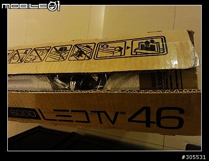 SamSung 46D6000 開箱+簡易組裝