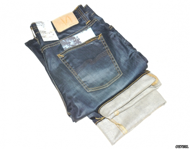 「新增實穿」德國極速快遞 之 我的第一條 Nudie Jeans Slim Jim Glacier Indigo 開袋文