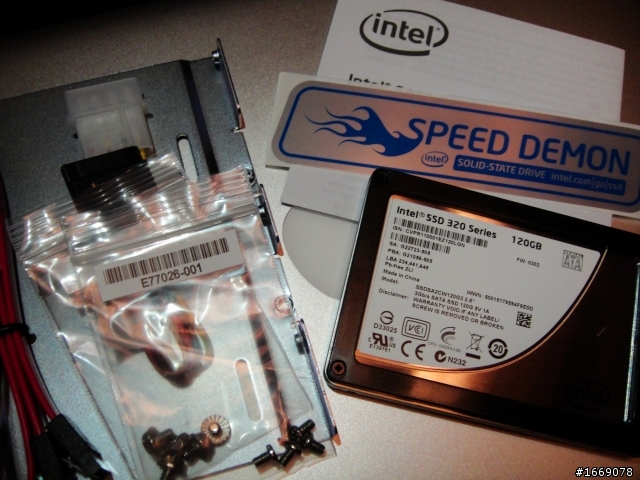 「G3」 Intel SSD 320 Seriers 120G 簡單測試