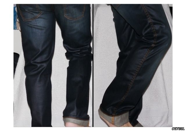 「新增實穿」德國極速快遞 之 我的第一條 Nudie Jeans Slim Jim Glacier Indigo 開袋文