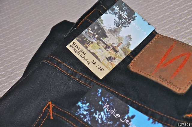 「新增實穿」德國極速快遞 之 我的第一條 Nudie Jeans Slim Jim Glacier Indigo 開袋文