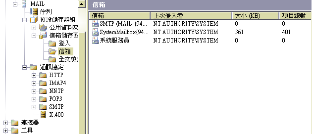 請教一下關於 Exchange 2003 安裝上的問題