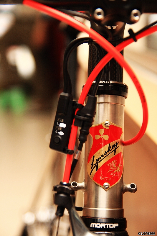 老闆說他的"鈦"低調~可是我怎看都不覺得.....Lynskey HELIX 幫PO