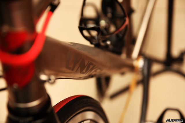 老闆說他的"鈦"低調~可是我怎看都不覺得.....Lynskey HELIX 幫PO