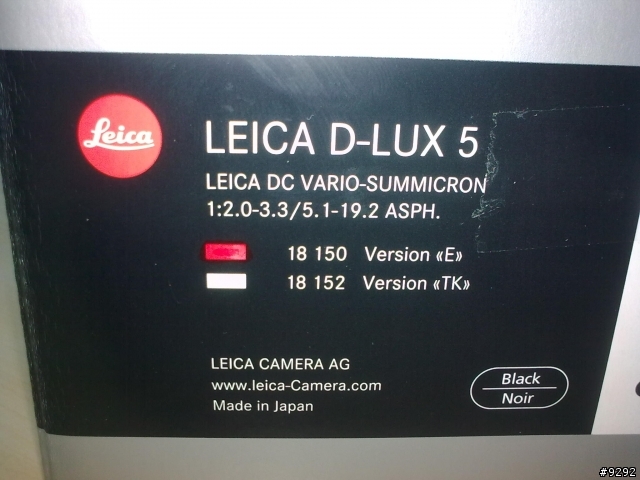 第一台Leica D-Lux 5開箱