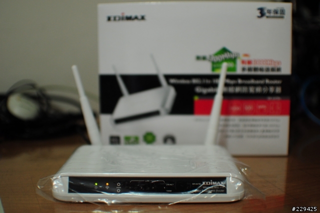 【把家中網路升級吧!】EDiMAX BR-6478n Gigabit 無線網路寬頻分享器!!!
