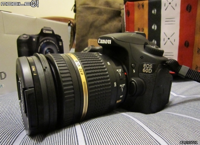 終於換我了! 60D 開箱 同場加映NG A2540 & TAMORO 17-50MM
