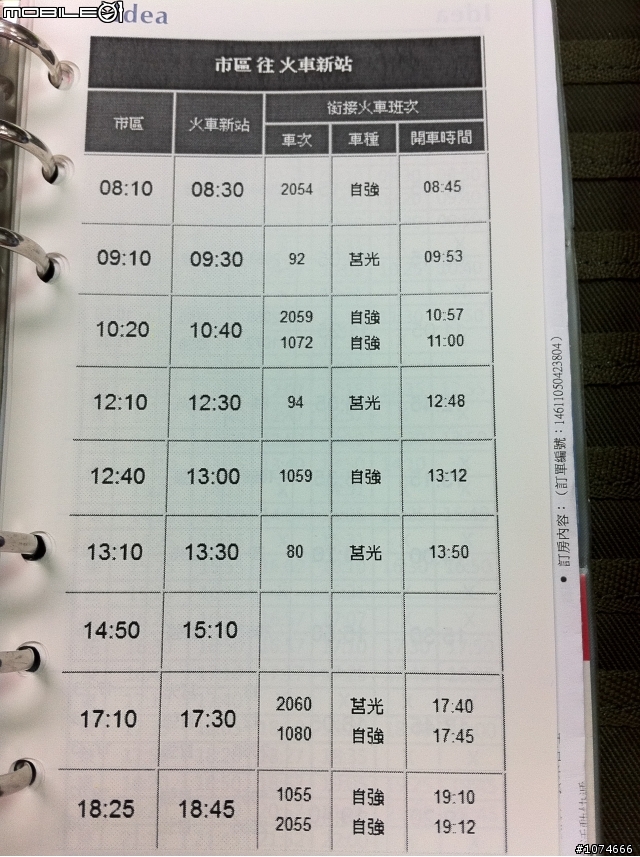 台東五天四夜大眾交通工具之路線規畫篇