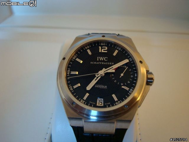 【開箱】入手IWC INGENIUR 工程師七日鏈機械錶