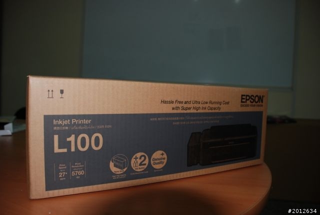 原廠也有大連供~EPSON L100 開箱文