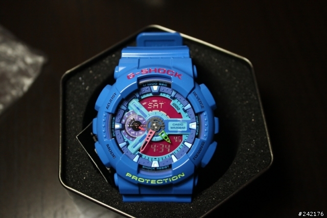 【開箱】GA-110HC-2ADR 之找的辛苦量少又貴的配色