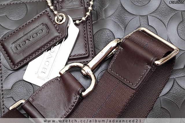 Coach 2011年全牛皮Logo壓紋電腦包(公事包)~~(也歡迎男生Coach包都來分享)