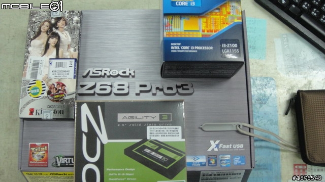 OCZ AGILITY 3 SSD 60G 簡易開箱測試