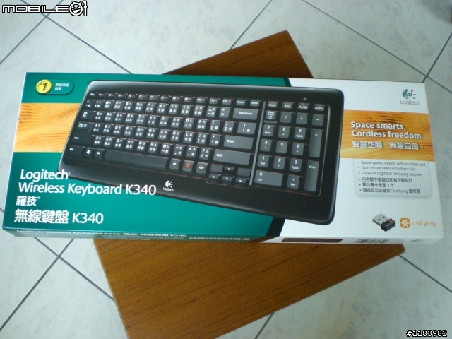 他們兩個才是同一國的-羅技 K340 以及 M505(黑色版) 鍵鼠組