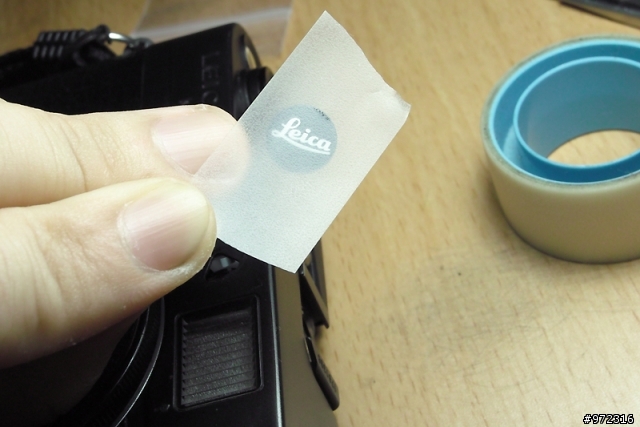 黑色徠卡LOGO更換DIY - BLACK LEICA LOGO
