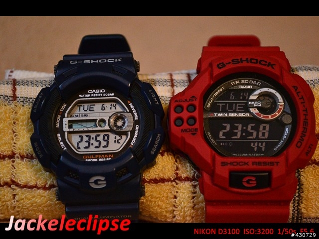 我的第1只紅色手錶 CASIO G-SHOCK GDF-100-4