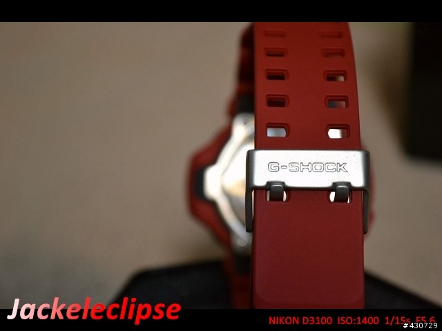 我的第1只紅色手錶 CASIO G-SHOCK GDF-100-4