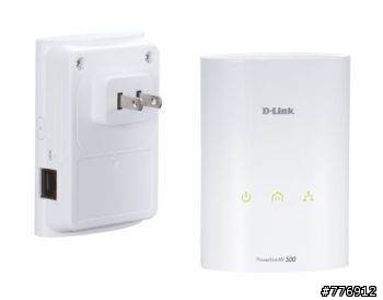 D-Link(DHP-501AV) 500Mbps電力線網路橋接器
