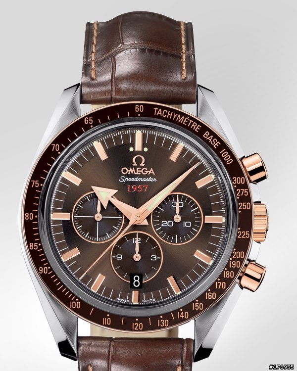 求助! Omega speedmaster broad arrow 红金 皮链 值得入手吗?321.93.42.50.13.001