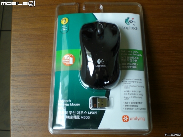 他們兩個才是同一國的-羅技 K340 以及 M505(黑色版) 鍵鼠組