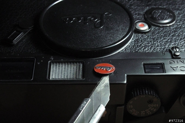 黑色徠卡LOGO更換DIY - BLACK LEICA LOGO