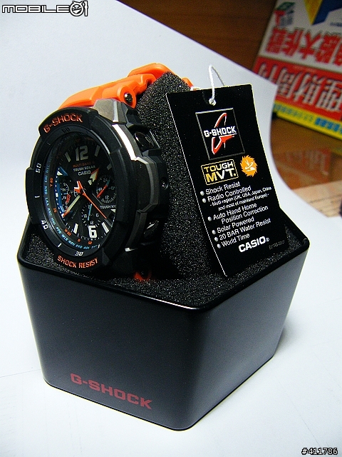 G-SHOCK 絕版亮橘三眼電波錶 GW-3000M 入手!