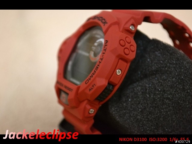 我的第1只紅色手錶 CASIO G-SHOCK GDF-100-4