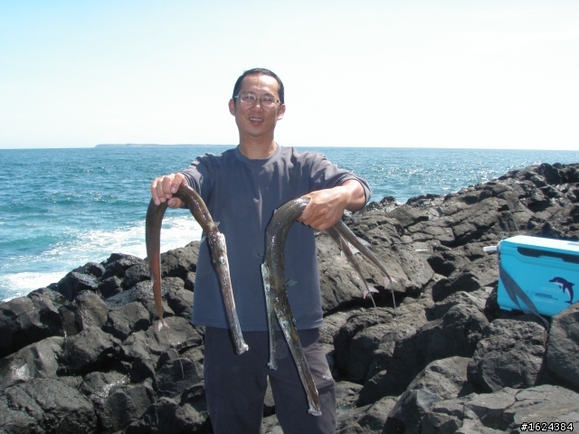 三個太陽的外礁磯釣~~東嶼坪