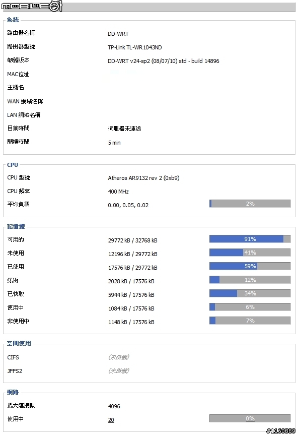 刷新版的Linksys350N,又換台改刷TL-WR1043ND,DD-WRT