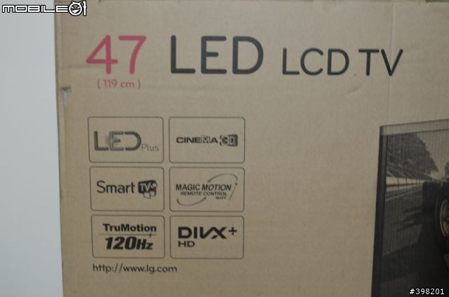 菜鳥之LG 47LW5700簡易開箱(補充S470+藍光3D)