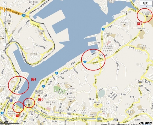 【分享】『由西向東,北台灣基隆市區環島路線圖』